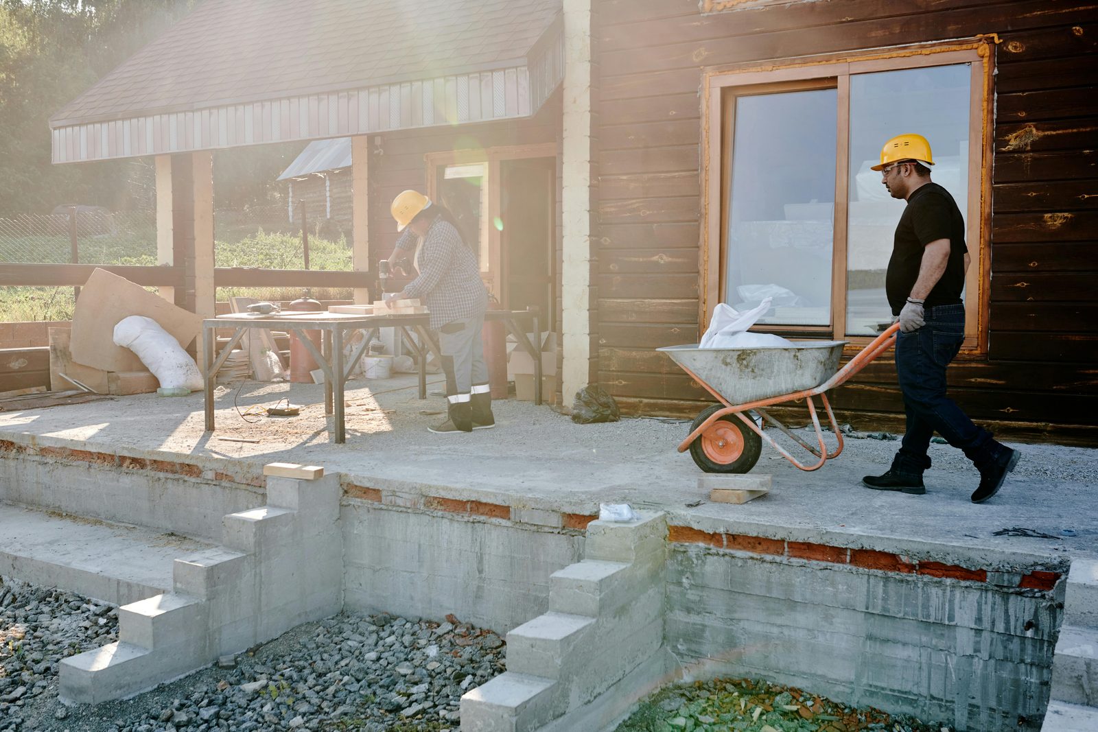 Commercial foundation and site work